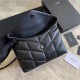 LOULOU PUFFER MINI BAG IN QUILTED LAMBSKIN Black High