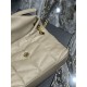 LOULOU PUFFER SMALL BAG IN QUILTED LAMBSKIN Gold-Tone Beige High