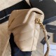 LOULOU TOY BAG IN Y-QUILTED LEATHER Gold-Tone Beige High