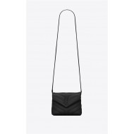 LOULOU TOY BAG IN Y-QUILTED LEATHER Black High