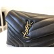 LOULOU SMALL IN MATELASSÉ “Y” LEATHER Gold-Tone Black High