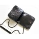 NIKI CHAIN WALLET CRINKLED LEATHER High