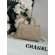 SMALL FLAP BAG WITH TOP HANDLE Grained Calfskin Beige Gold Metal High