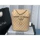 Chanel Small Backpack Lambskin 91120 Gold-Metal Nude High