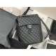 Chanel Medium Backpack Lambskin 91121 Silver-Metal Black High