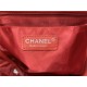 Chanel Medium Backpack Lambskin 91121 Silver-Metal Red High