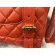 Chanel Medium Backpack Lambskin 91121 Gold-Metal Red High