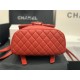 Chanel Medium Backpack Lambskin 91121 Gold-Metal Red High