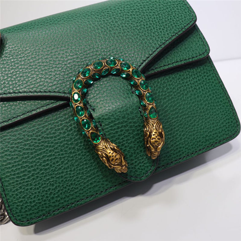 Dionysus leather mini bag 421970 green high