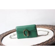 Dionysus super mini leather bag 476432 green high