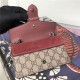 Dionysus GG Supreme super mini bag 476432 burgundy high