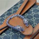 DIONYSUS GG SMALL SHOULDER BAG 400249 Denim Blue high