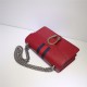 DIONYSUS GG SMALL SHOULDER BAG 400249 Leather Red high