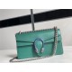 DIONYSUS SMALL RECTANGULAR BAG 499623 Leather Green high