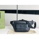 GG Embossed belt bag 645093 Black High