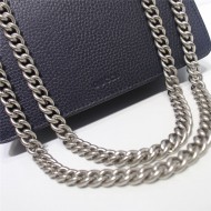 Dionysus leather mini bag 421970 Dark Navy high