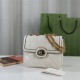 GUCCI DECO MINI SHOULDER BAG 741457 Leather White High