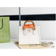 Gucci Diana small tote bag 660195 White High