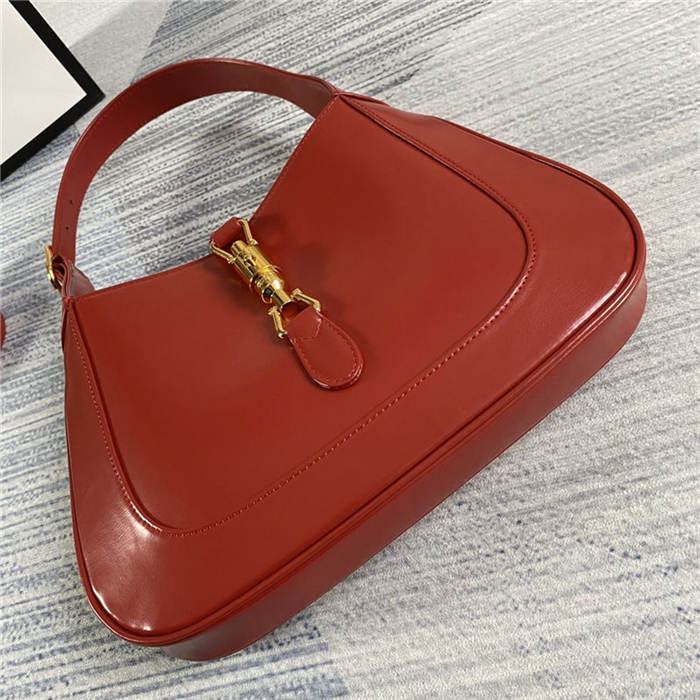 Jackie 1961 small hobo bag red leather high