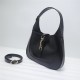 Jackie 1961 small hobo bag black leather high