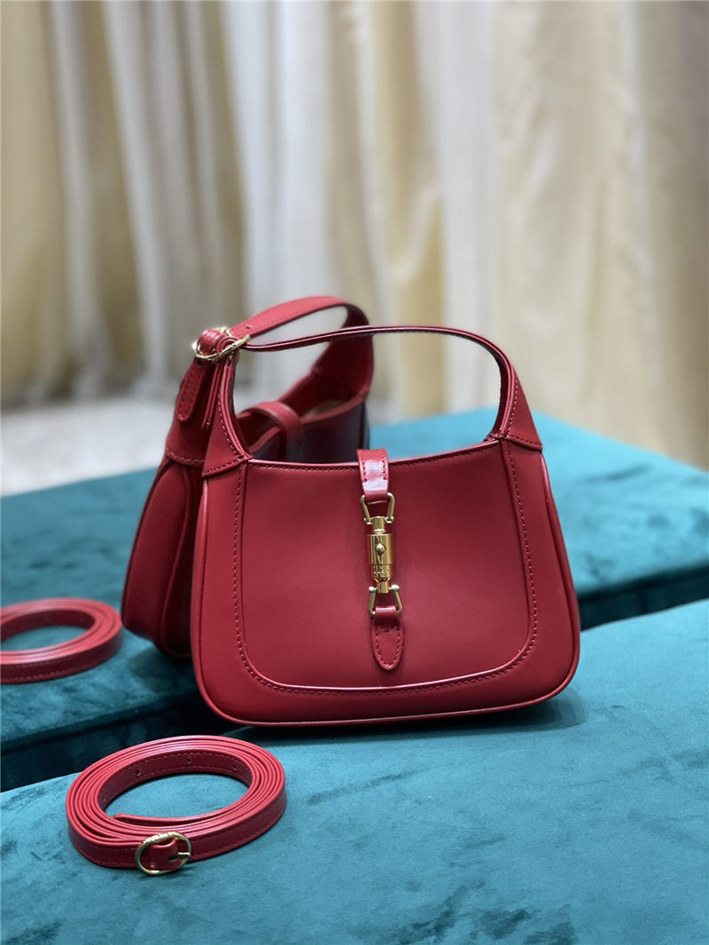 Jackie 1961 mini shoulder bag 637091 leather red High