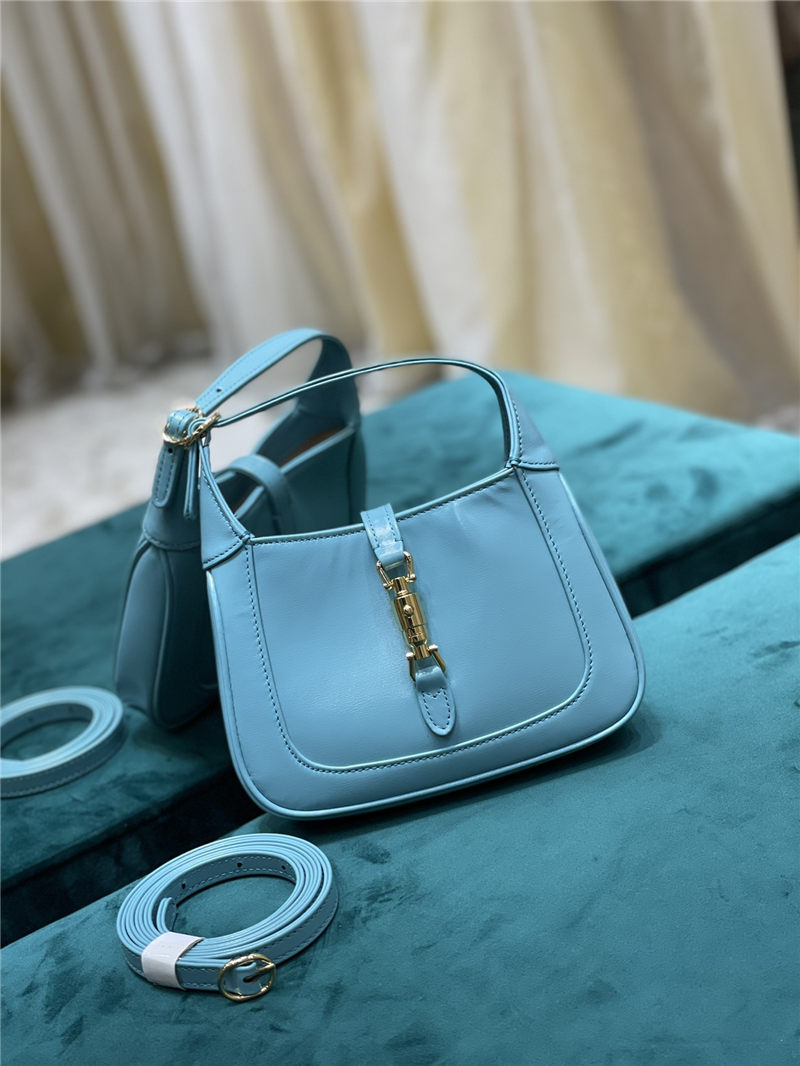 Jackie 1961 mini shoulder bag 637091 leather light blue High