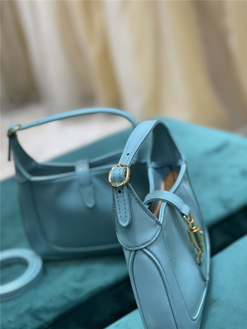 Jackie 1961 mini shoulder bag 637091 leather light blue High