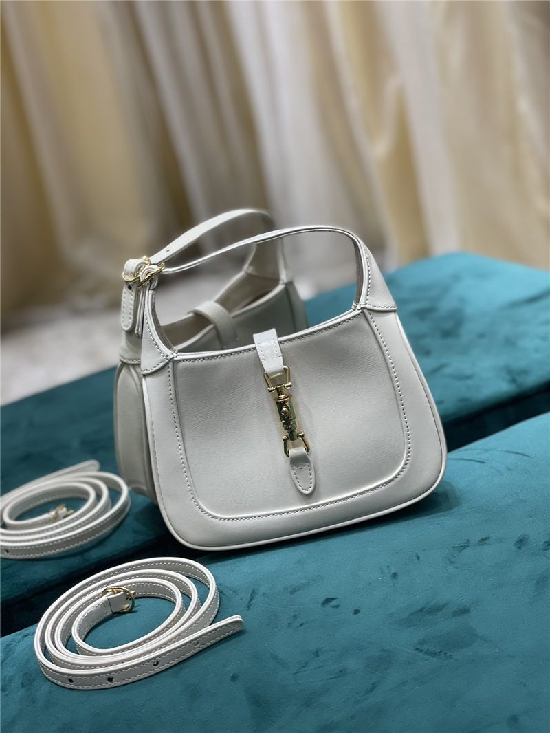 Jackie 1961 mini shoulder bag 637091 leather white High