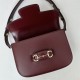 Gucci Horsebit 1955 shoulder bag 602204 Burgundy leather high