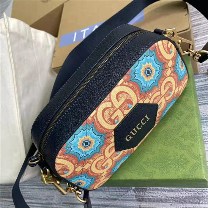 Gucci 100 messenger bag GG kaleidoscope print Supreme canvas High