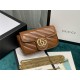 GG MARMONT MATELASSÉ SUPER MINI BAG 476433 Brown High