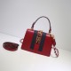 Sylvie leather mini bag Leather 470270 Red high