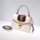 Sylvie leather mini bag Leather 470270 White high