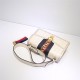 Sylvie leather mini chain bag 421882 Beige high