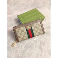 Ophidia GG zip around wallet GG Supreme canvas 523154 high