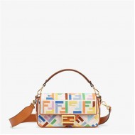 BAGUETTE canvas bag Multicolor Beige High