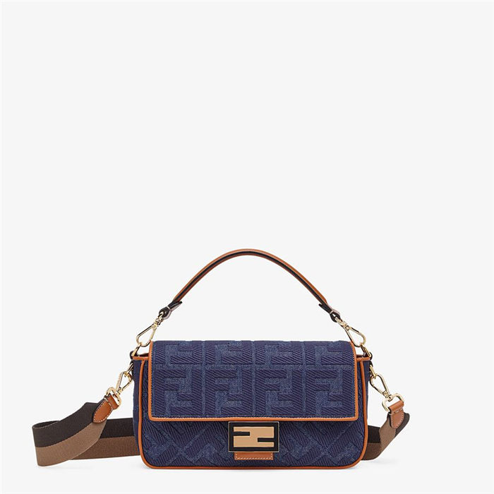 BAGUETTE canvas bag Denim Blue High