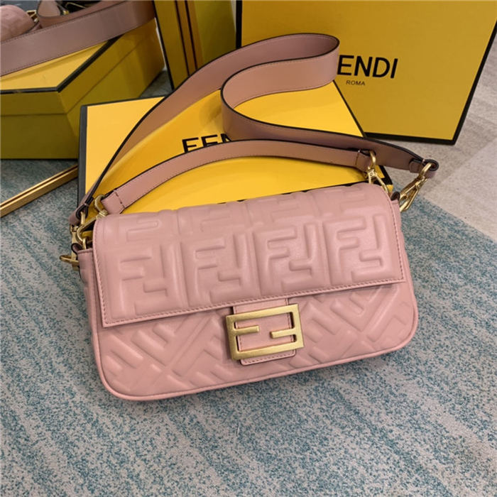 BAGUETTE nappa leather bag Pink High