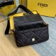 BAGUETTE leather bag Black High