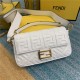 BAGUETTE leather bag white High