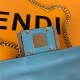 MINI BAGUETTE leather bag blue High