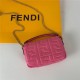 MINI BAGUETTE leather bag pink High