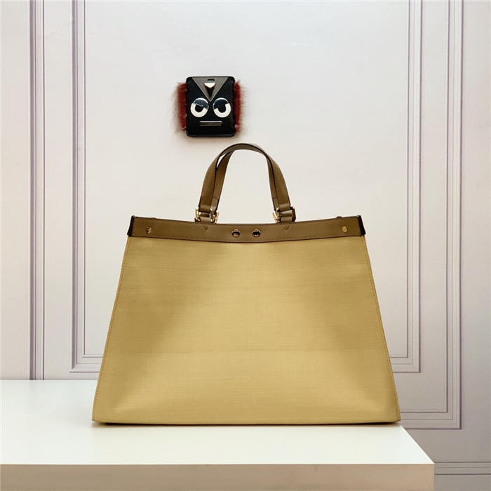 PEEKABOO X-TOTE canvas bag Beige High