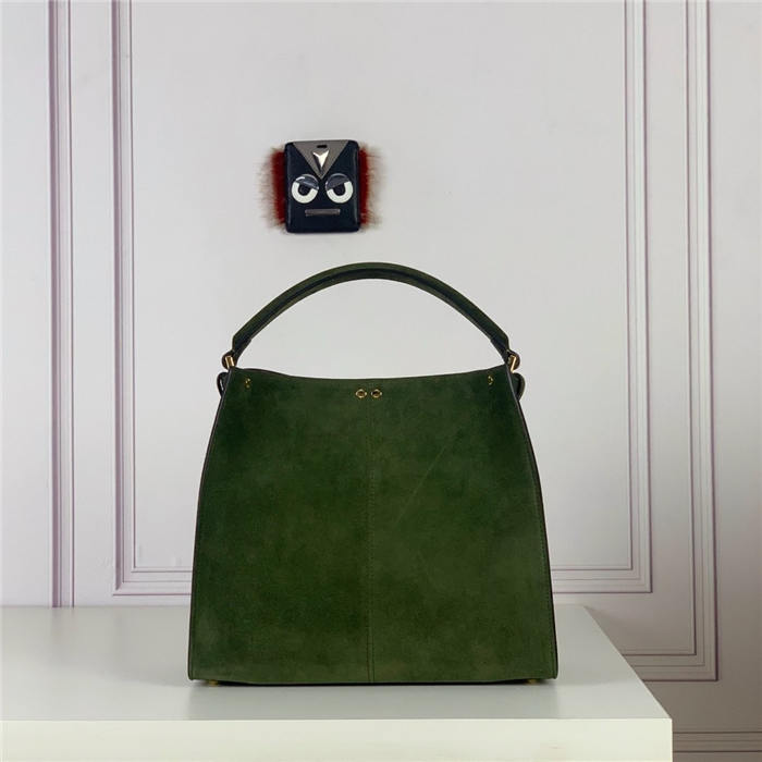 PEEKABOO X-LITE MEDIUM leather bag Green High