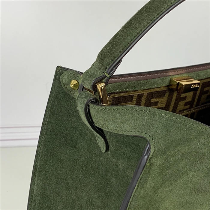 PEEKABOO X-LITE MEDIUM leather bag Green High