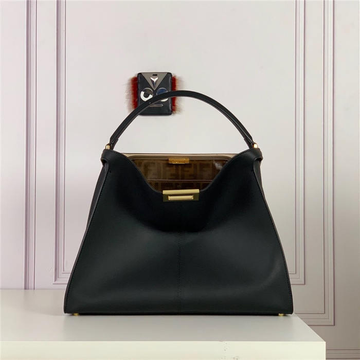 PEEKABOO X-LITE LARGE leather bag Black High