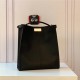 PEEKABOO X-LITE FIT leather bag Black High