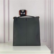 PEEKABOO X-LITE FIT leather bag Gray High