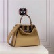 PEEKABOO ICONIC MEDIUM leather bag Brown High