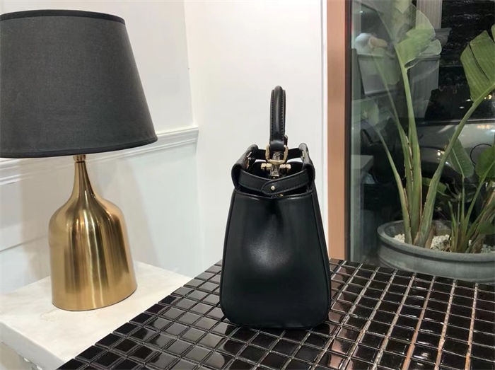 PEEKABOO ICONIC MINI leather bag Black High